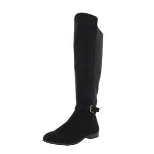 Style & Co. Womens 6 M Black Zip Up Knee High Boots NIB HF3